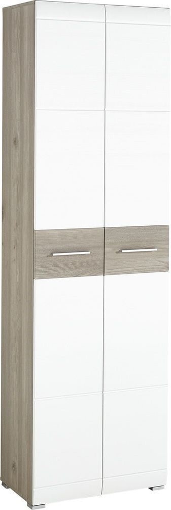 Halkast Malou 198 cm hoog in wit met eiken