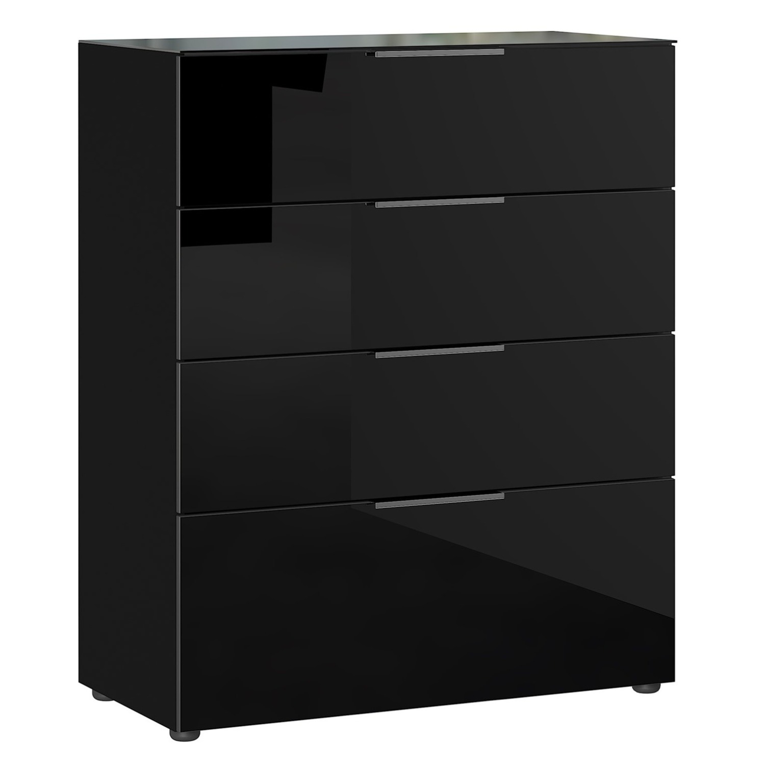 Ladekast Oakland 102 cm hoog in zwart