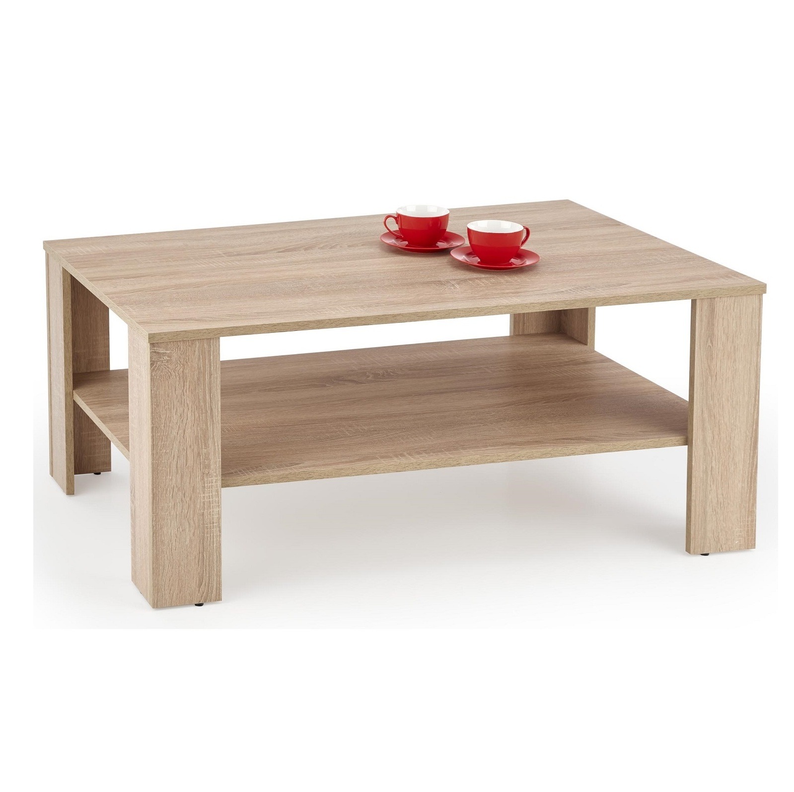 Salontafel Kwadro 110 cm breed in sonoma eiken