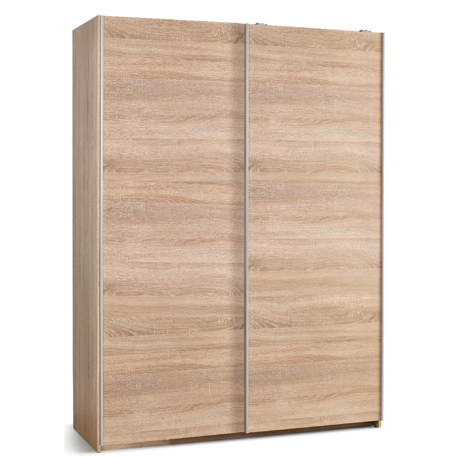 Schuifdeurkast Lima 153 cm breed in sonoma eiken