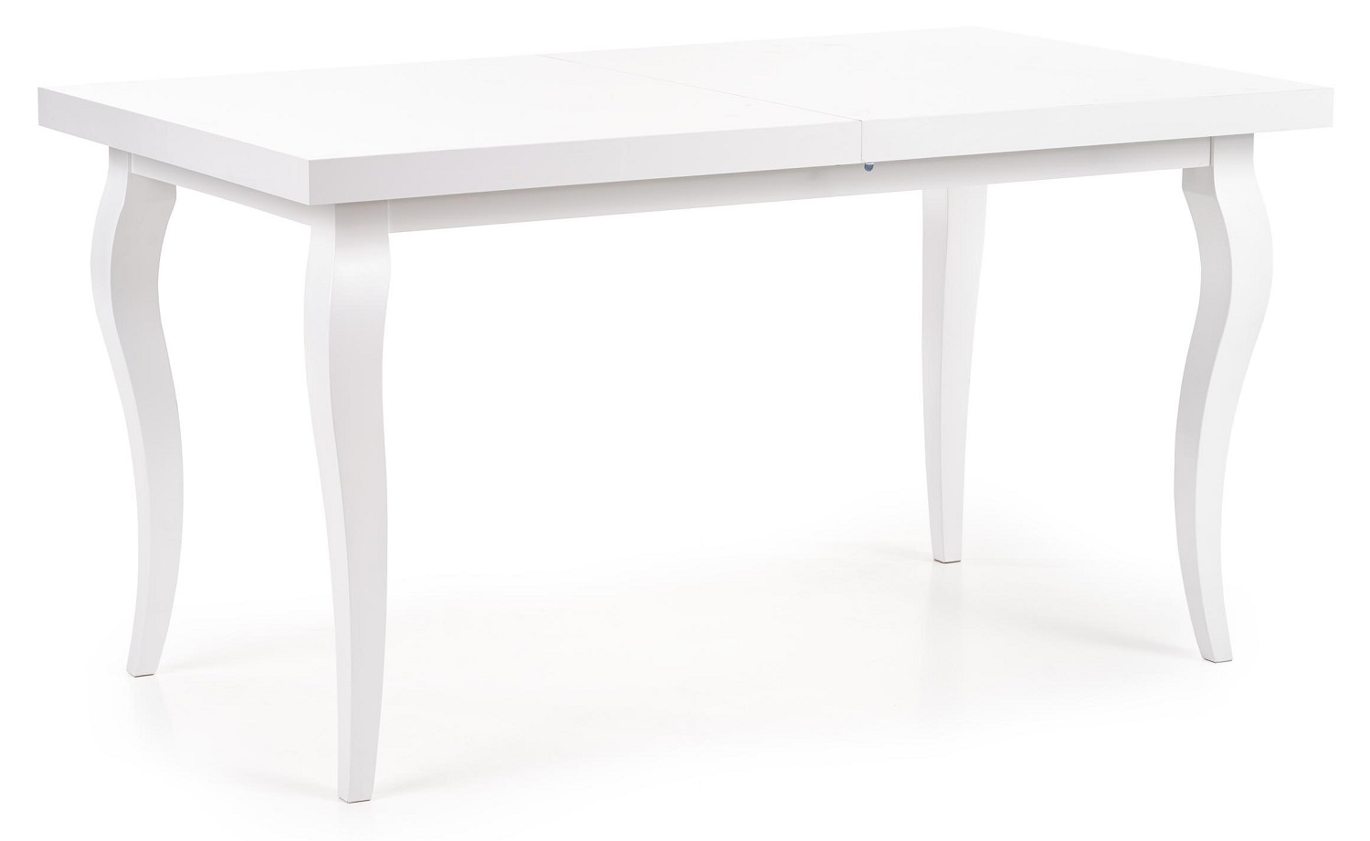 Uitschuifbare eettafel Mozart 140 tot 180 cm breed in wit