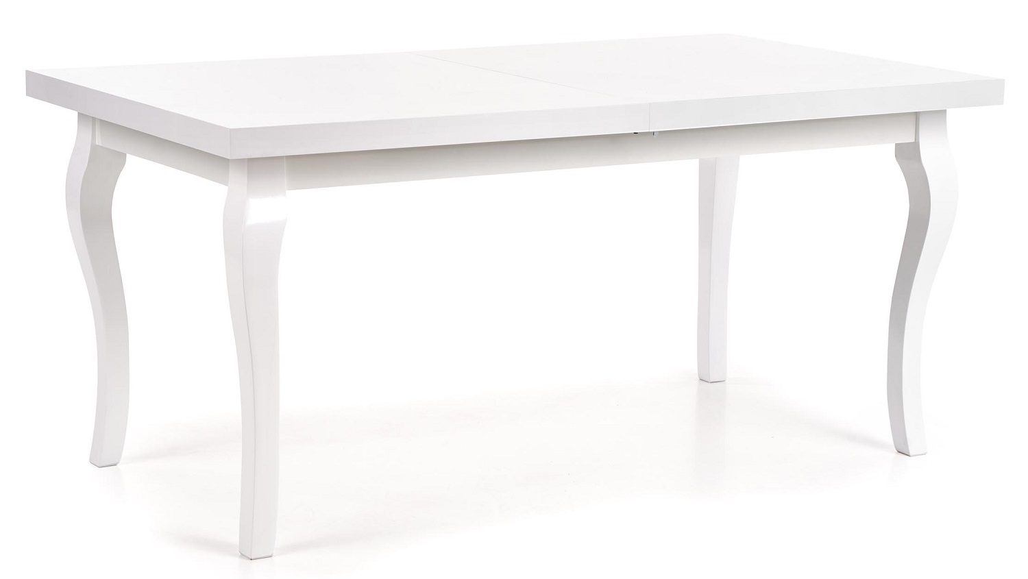 Uitschuifbare eettafel Mozart 160 tot 240 cm breed in wit