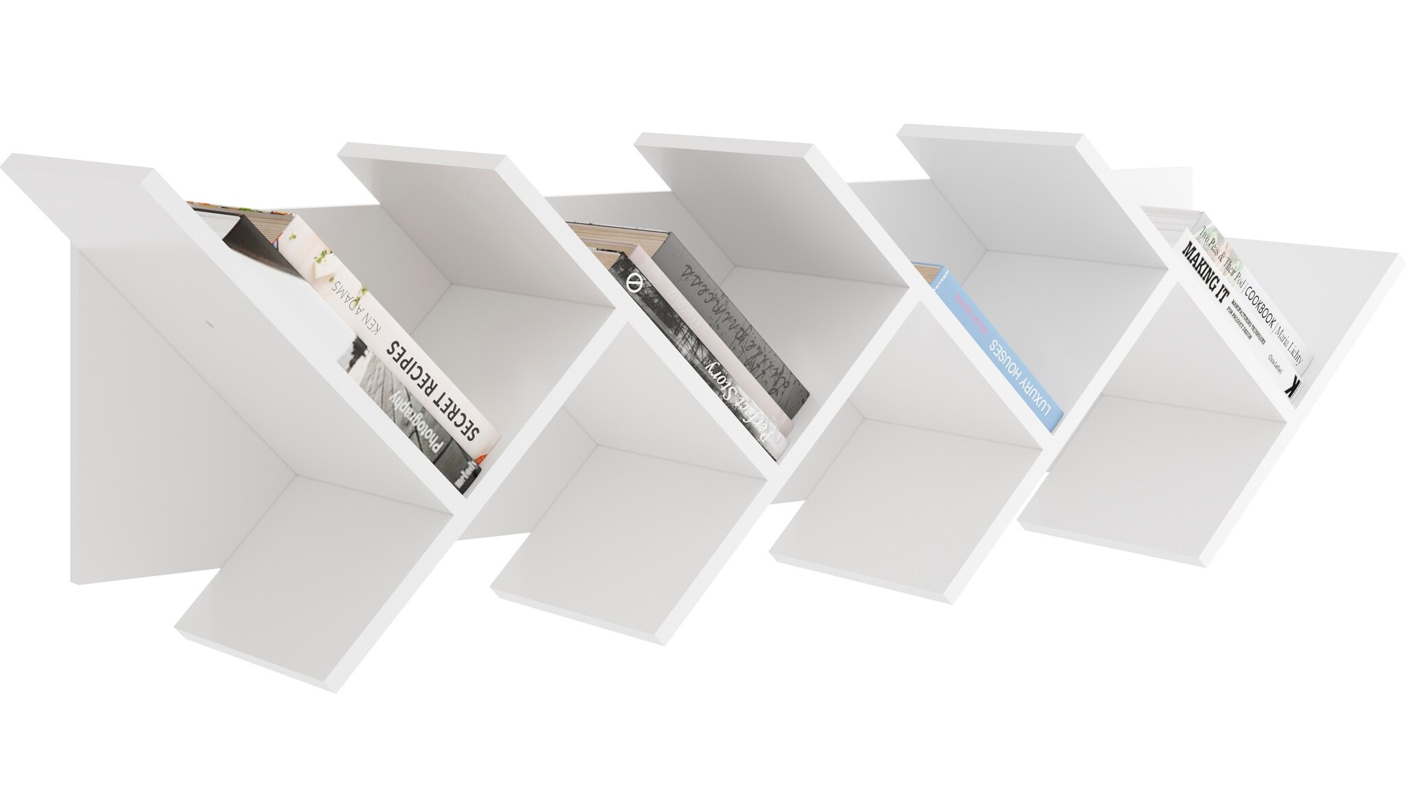 Wandrek Buchen 28 cm breed wit