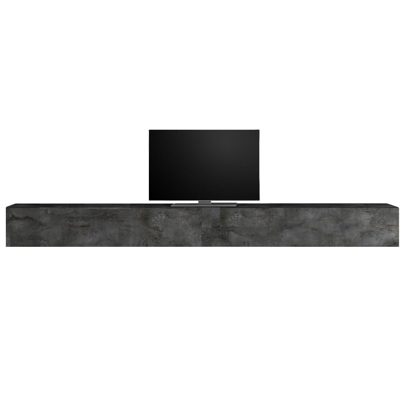 Zwevend Tv-meubel Tesla 276 cm breed in Oxid