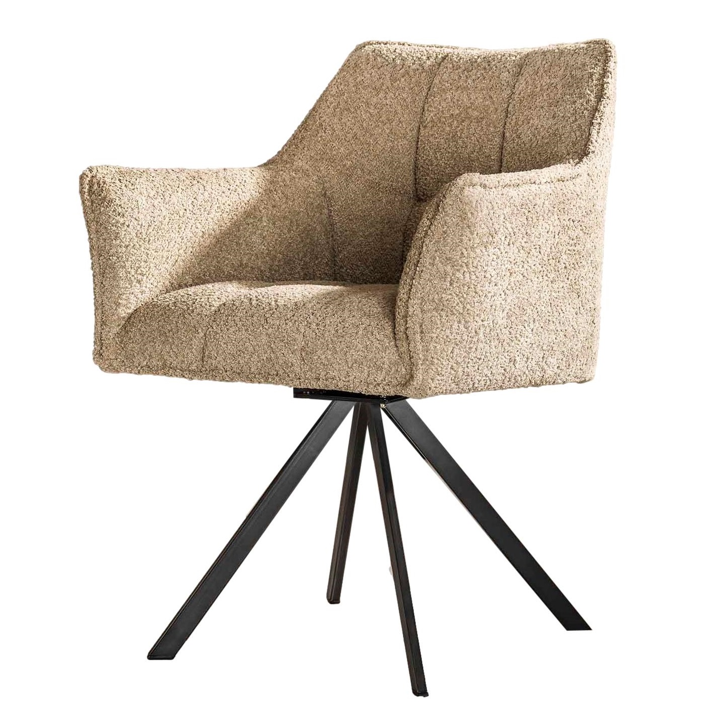 Armstoel Raster draaibaar bruin