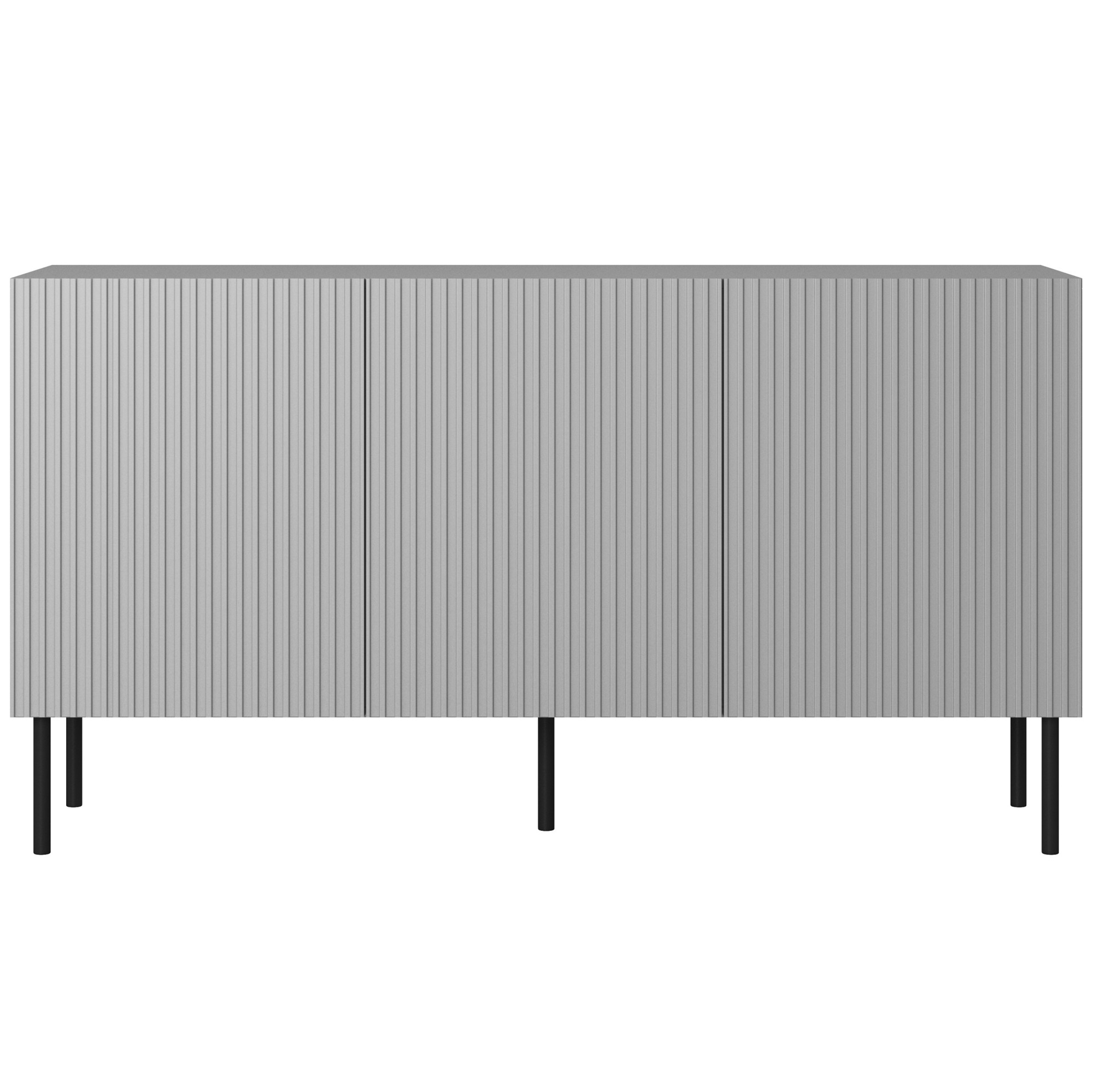 Dressoir Asensio mat grijs 150 cm breed