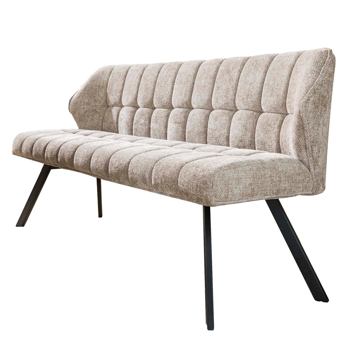 Eetkamerbank Raster 180 cm breed hoven zand