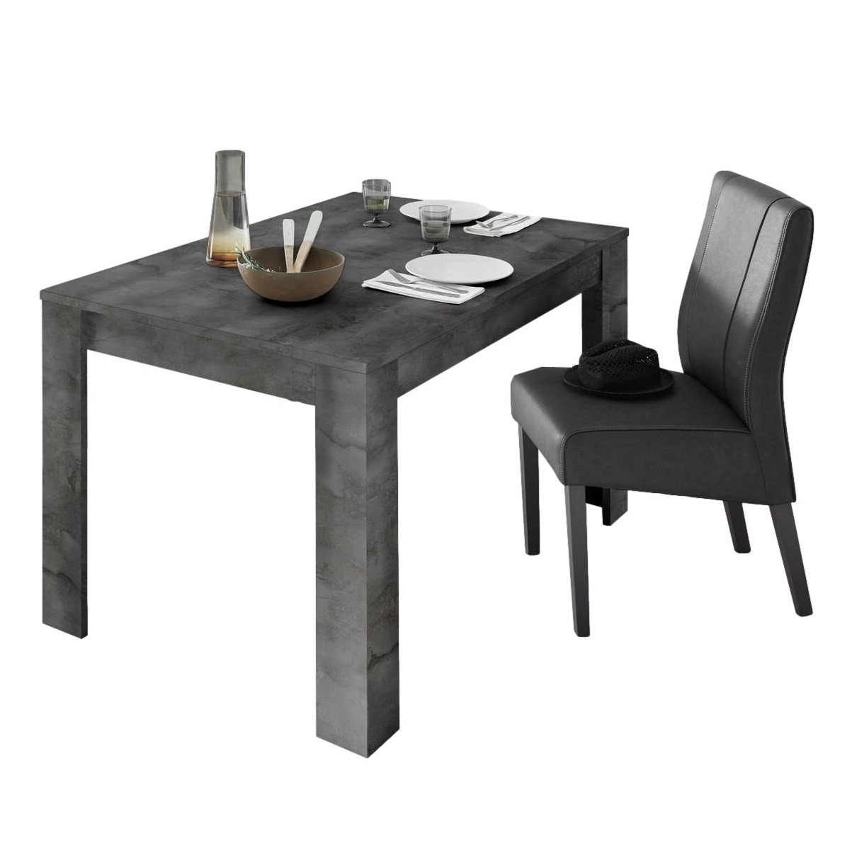 Eettafel Hamburg 180 cm breed in oxid