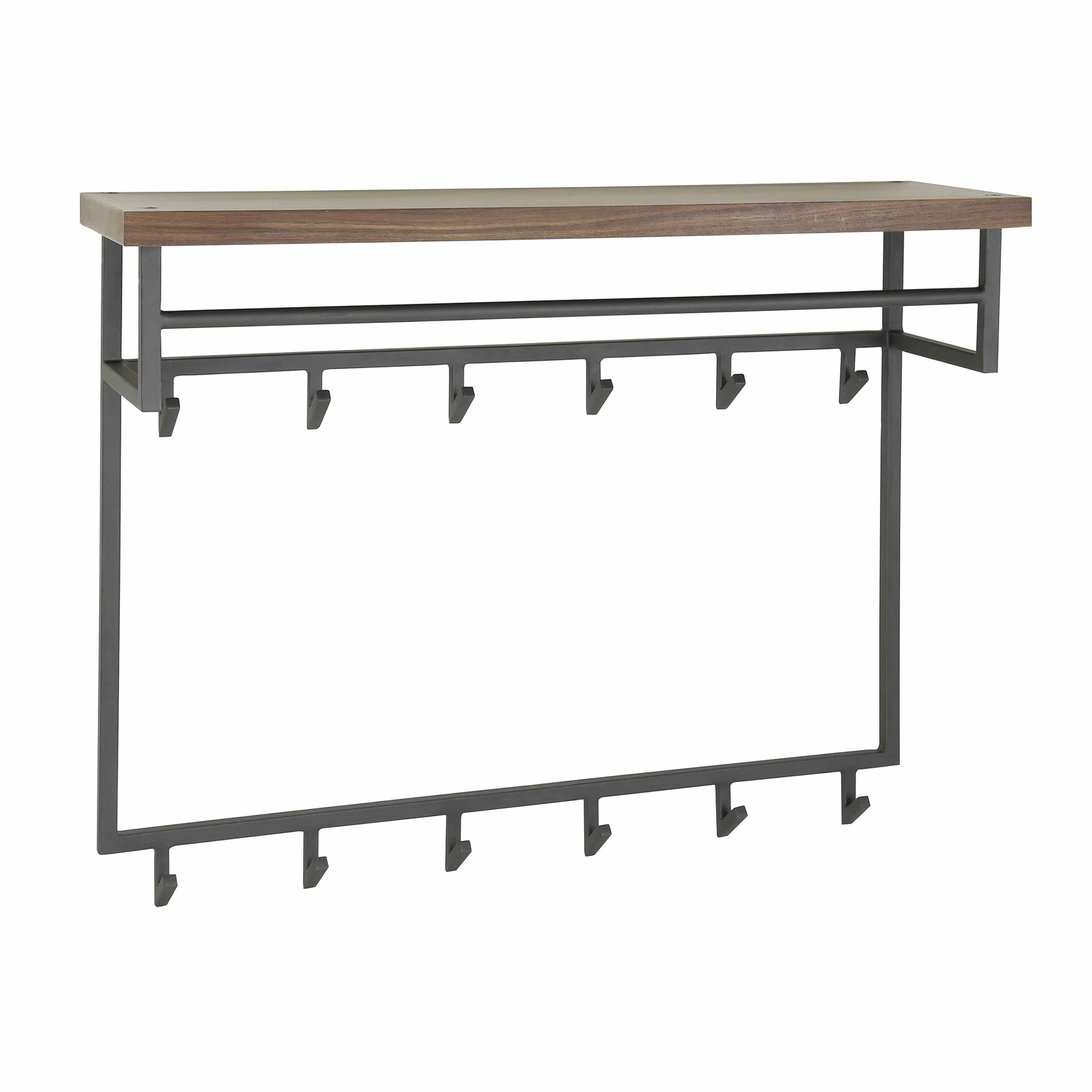 Kapstok Daytona 12 haken massief hout