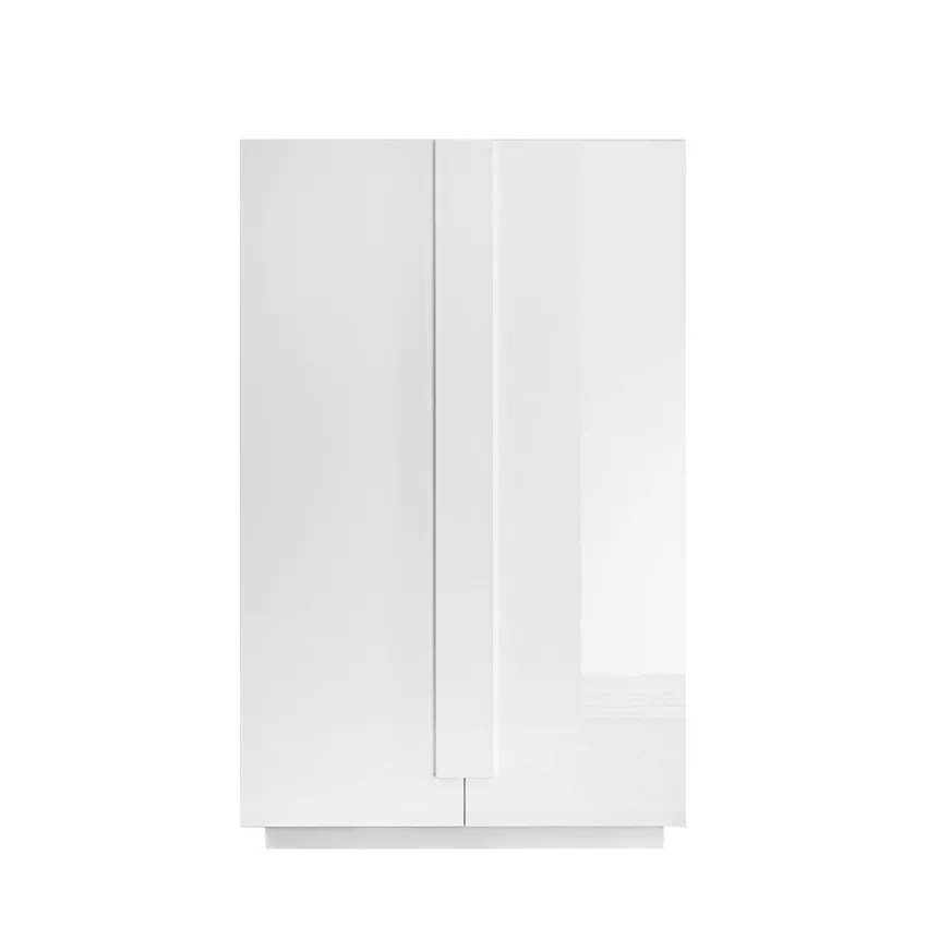 Opbergkast Jupiter 121x193 cm hoogglans wit