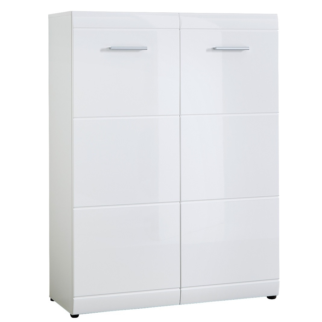 Schoenenkast Adana 89x120 cm hoogglans wit