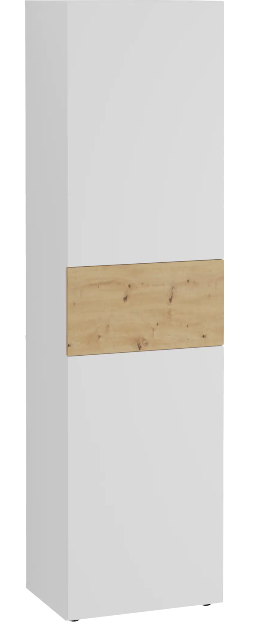 Halkast Belm 199 cm hoog wit met eiken