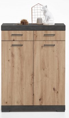 Schoenenkast Bristol 110 cm Hoog In Eiken Met Matera