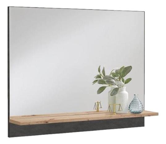 Spiegel Bristol 63x80 cm In Eiken Met Matera