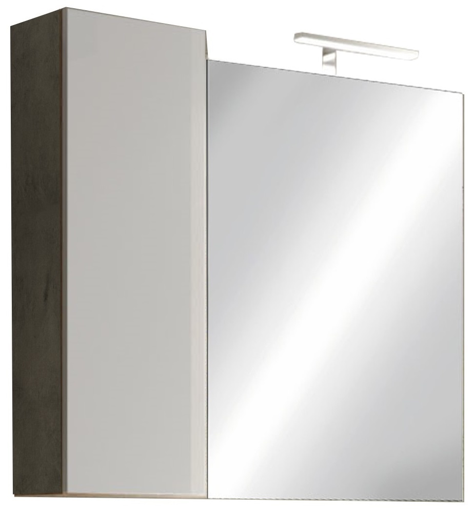 Spiegelkast Hamburg beton 110 cm breed met led