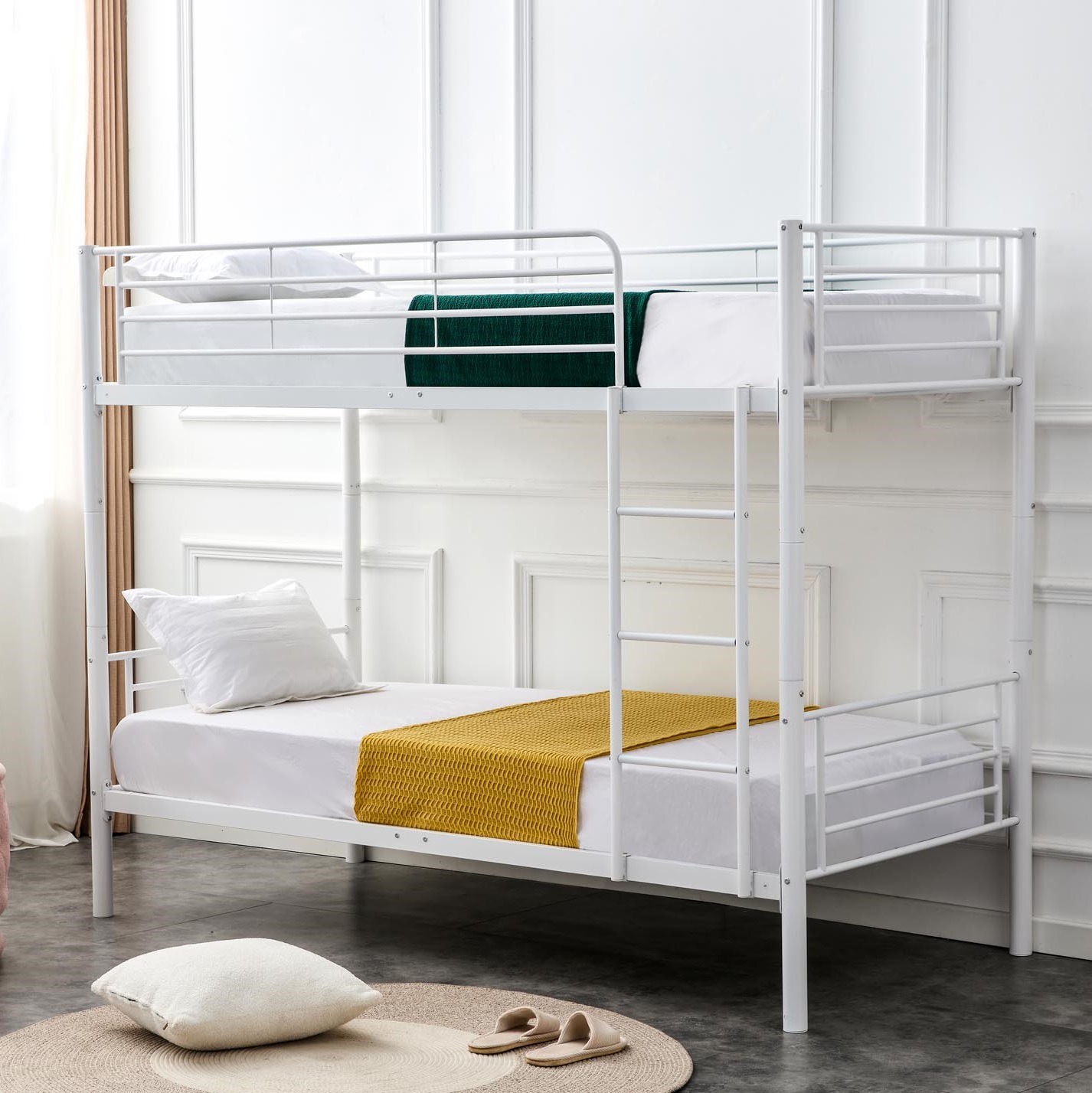 Stapelbed Bunky 90x200 cm wit metaal