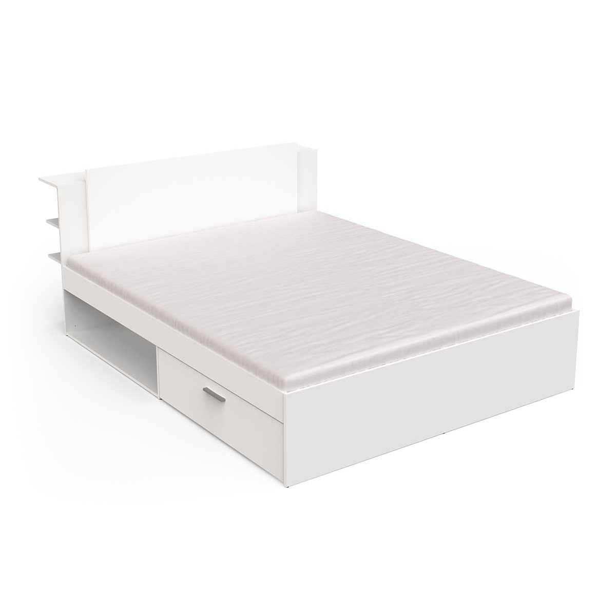 Tweepersoonsbed Life 180x200 cm wit