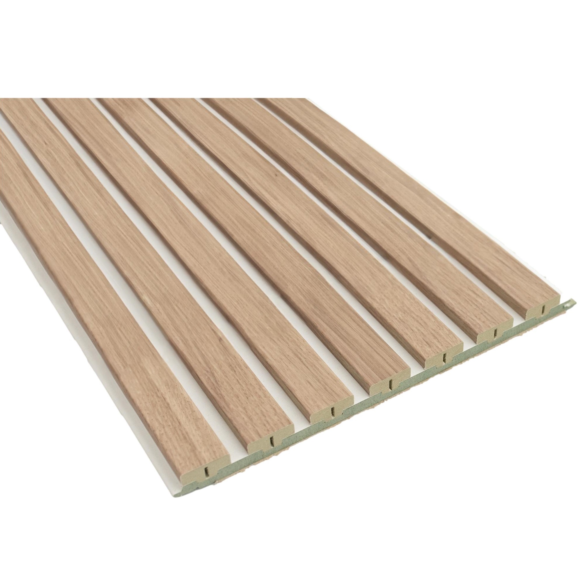 Wandpaneel Pedro 30x277 naturel eiken met wit