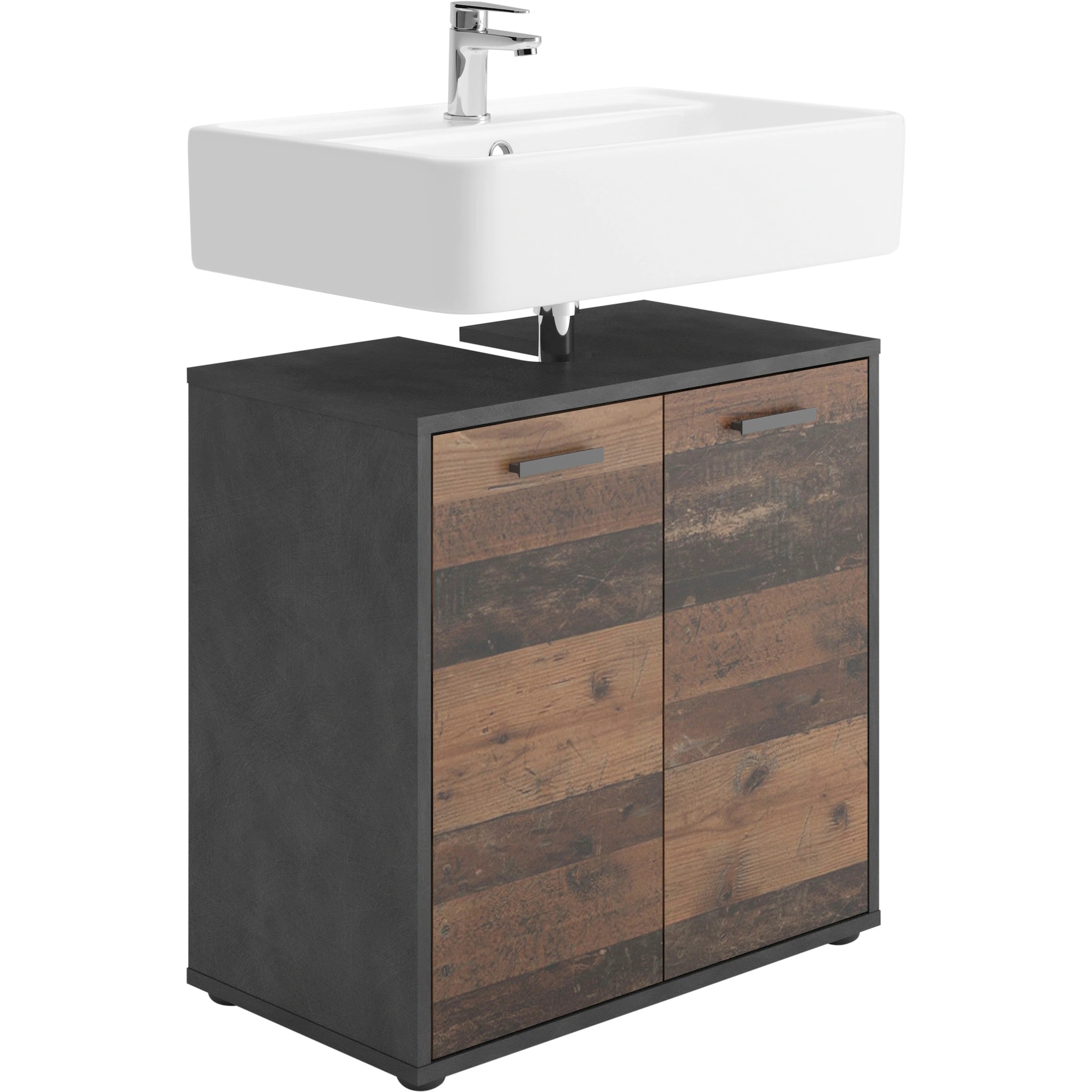 Wastafelonderkast Madoc 59 cm Hoog in Matera