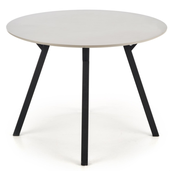 Ronde eettafel Balrog 100 cm breed in grijs