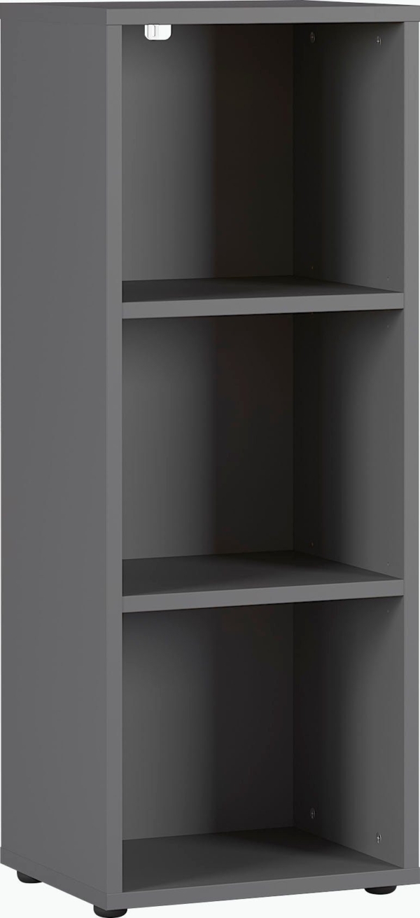 Boekenkast Agenda small 120 cm hoog in grafiet