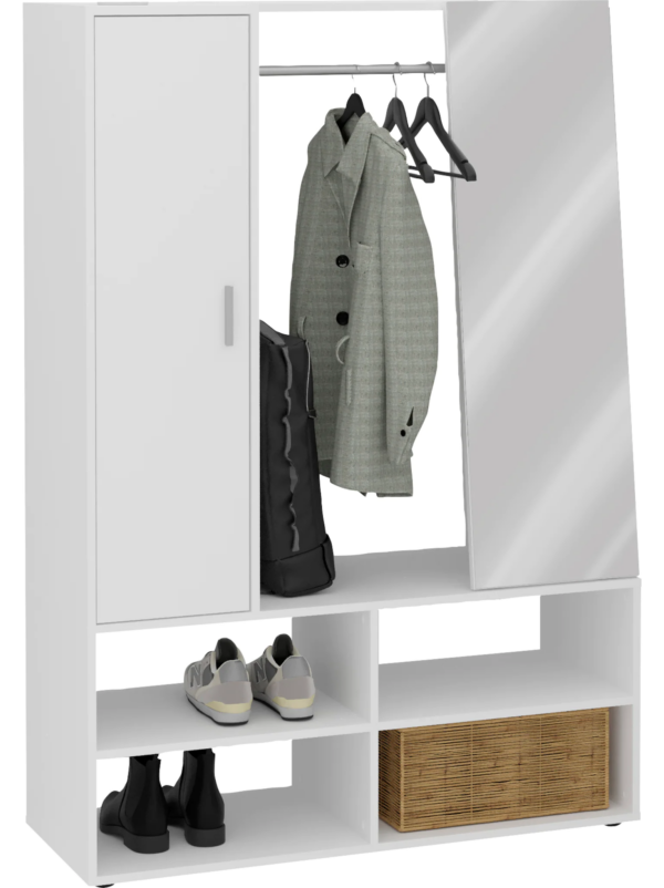 Halkast Auma 151 cm hoog wit