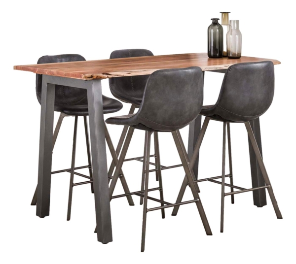 Bartafel Edge 147 cm breed - Acacia naturel