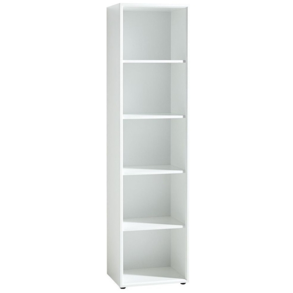 Boekenkast Monteria 196 cm hoog in wit