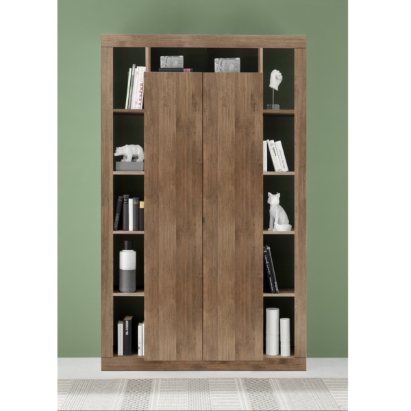 Boekenkast Rimini 134x217 cm mercure eiken