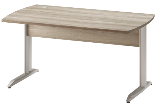 Bureau Jazz plus 120 cm breed in grijs eiken
