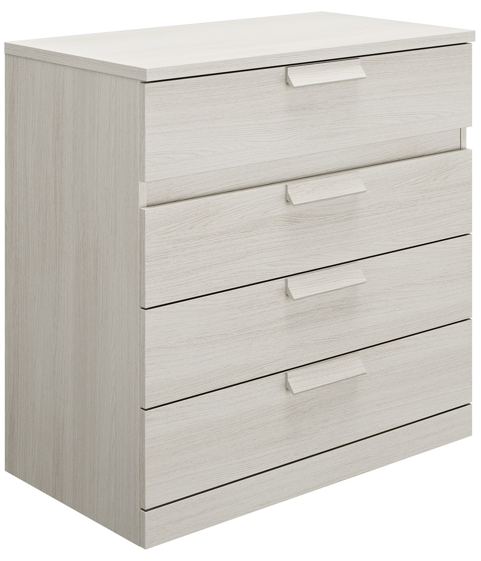 Commode Cyrus 81 cm hoog in gekalkte esdoorn