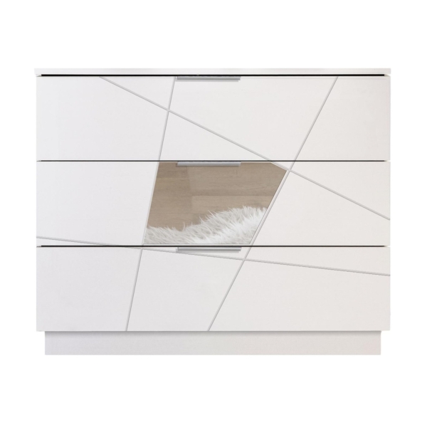 Commode Vittoria 104 cm breed mat wit