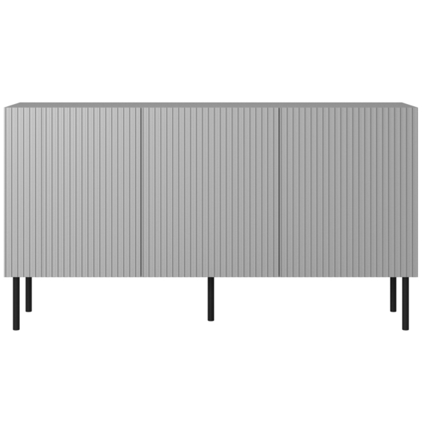 Dressoir Asensio mat grijs 150 cm breed