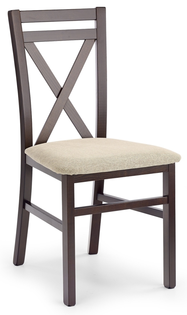 Eetkamerstoel Darius in walnoot met vila 2