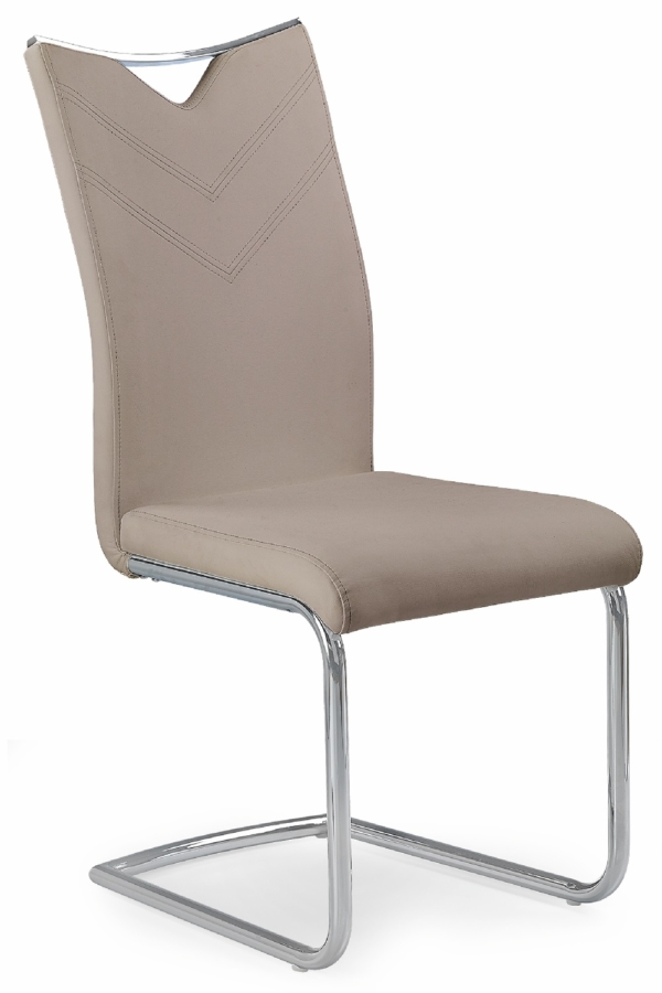 Eetkamerstoel Nancy in cappuccino