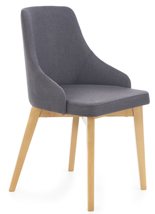 Eetkamerstoel Toledo in donkergrijs