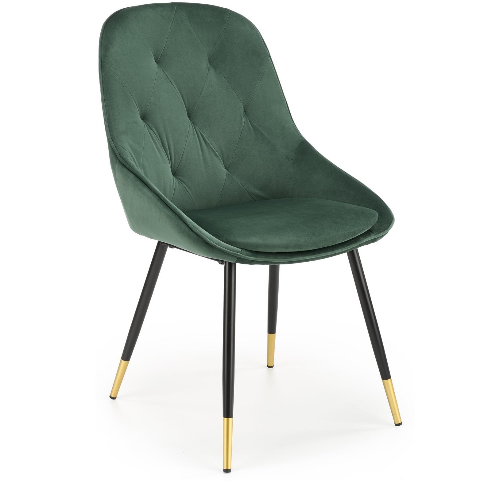 Eetkamerstoel Vegas donker groen