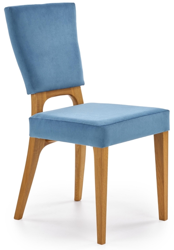 Eetkamerstoel Wenanty in marineblauw