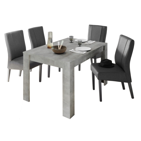 Eettafel Urbino 180 cm breed in grijs beton