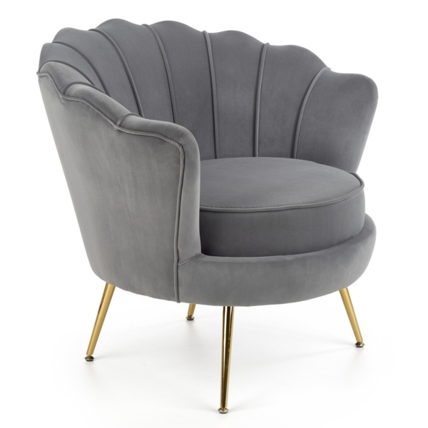 Fauteuil Amorinito 83 cm breed grijs