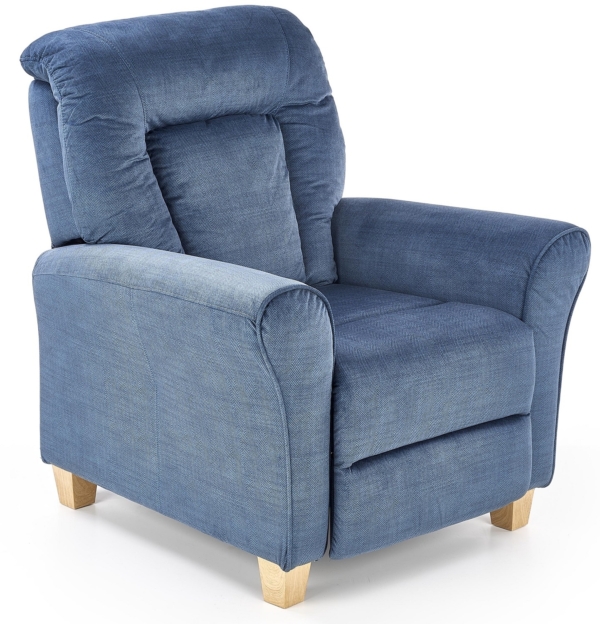Fauteuil Bard in donkerblauw