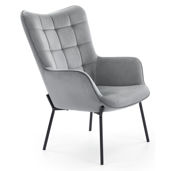 Fauteuil Castel in grijs