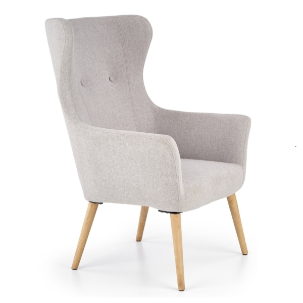 Fauteuil Cotto in lichtgrijs