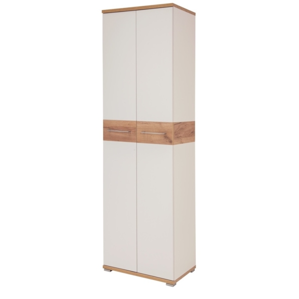 Halkast Topix 199 cm hoog in wit met navarra eiken