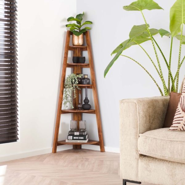 Hoekrek Angle inklapbaar mangohout