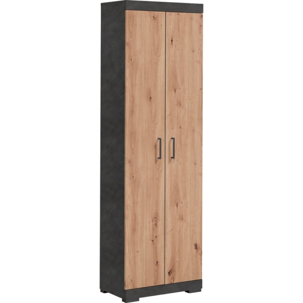 Kledingkast Bristol 195 cm Hoog In Eiken Met Matera