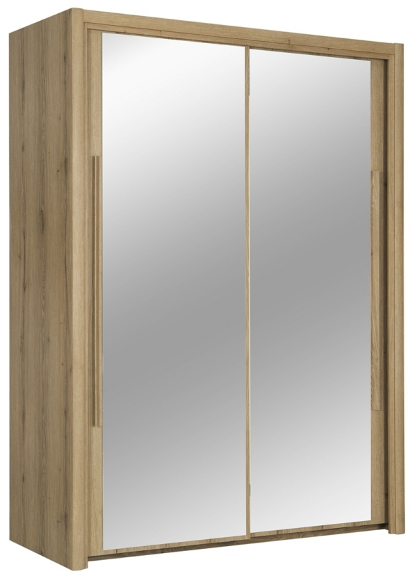 Kledingkast Cyrus 153 cm breed in helvezia eiken