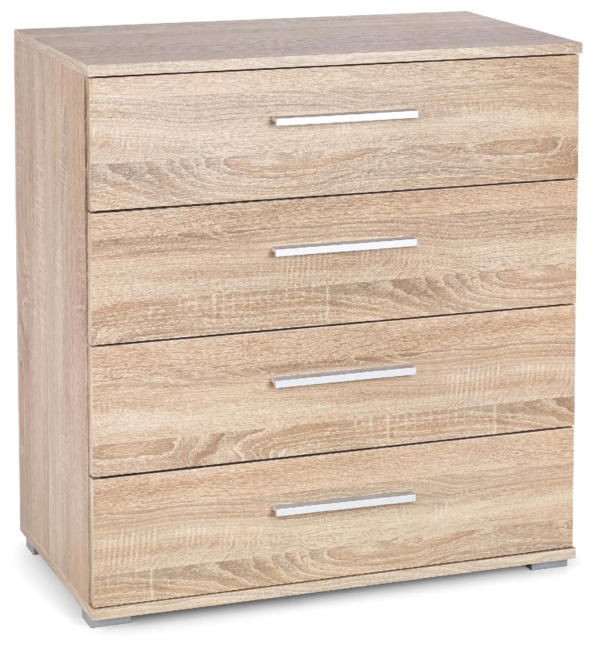 Ladekast Lima 82 cm hoog in sonoma eiken