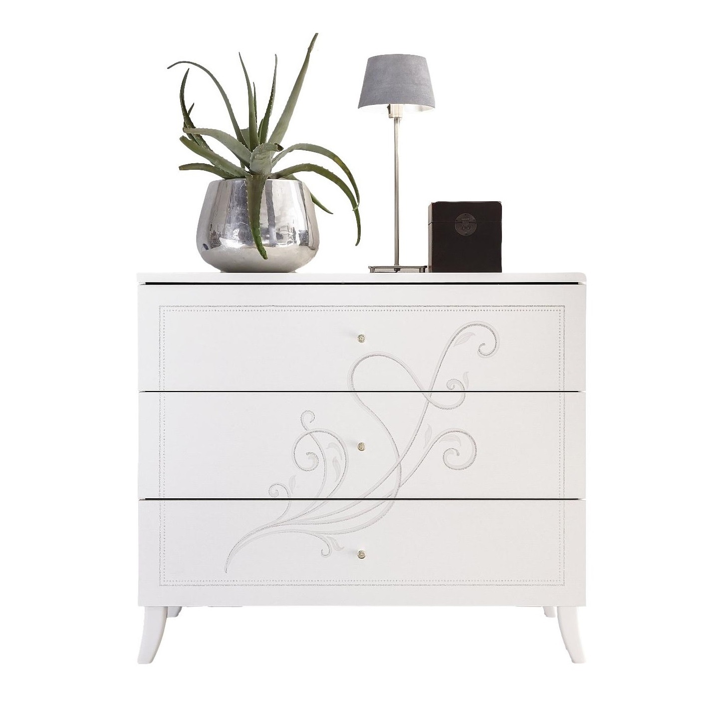 Commode Nivea 104 cm breed in mat wit