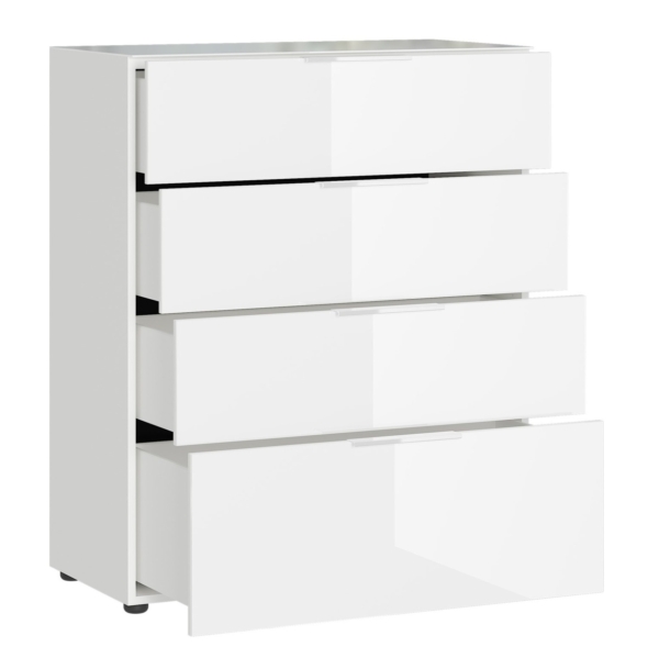 Ladekast Oakland 102 cm hoog in wit